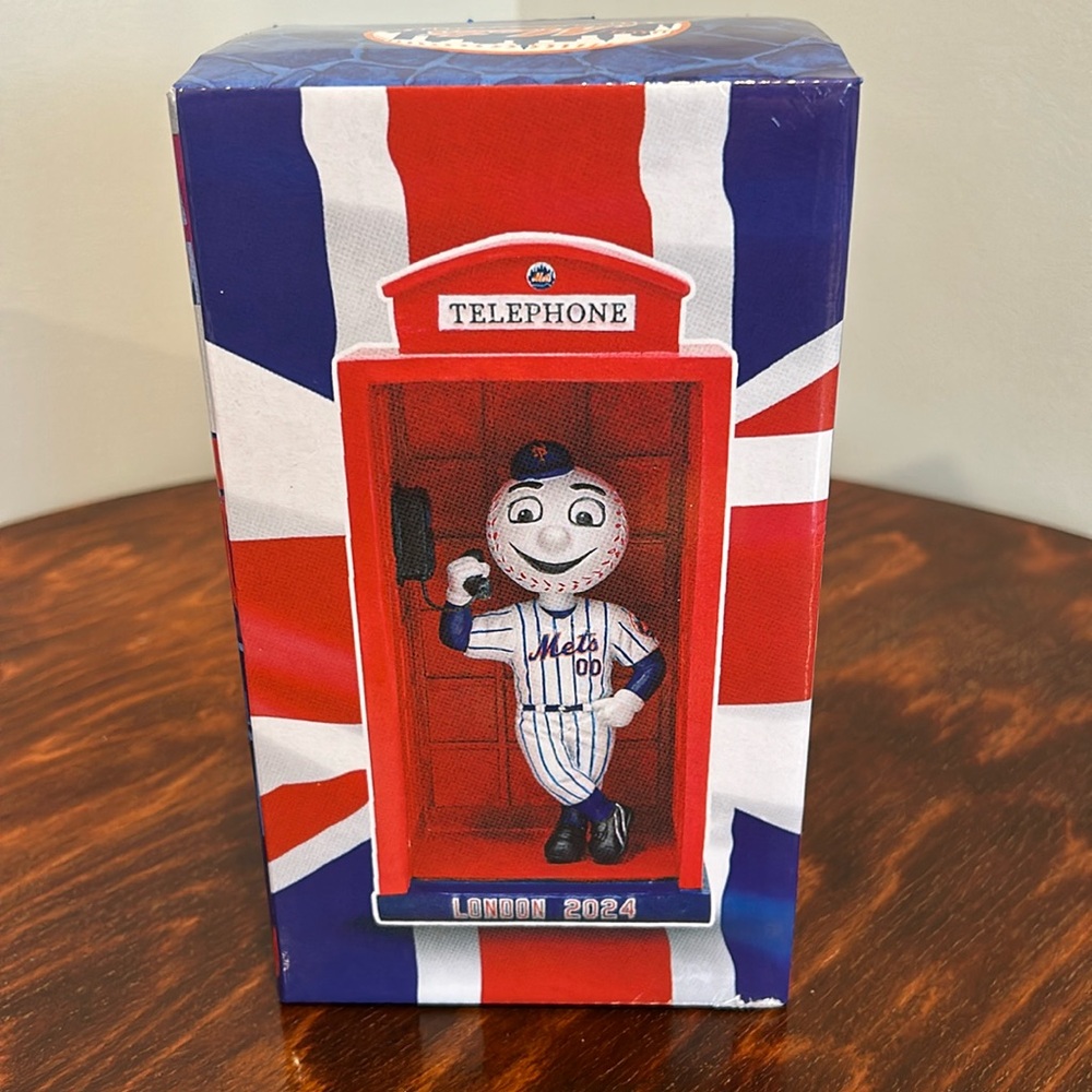 NWT Mr. Met London Series 2024 Bobblehead